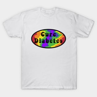 Cure Diabetes Retro T-Shirt